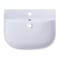 Alfi Brand ALFI brand AB111 24" White D-Bowl Porcelain Wall Mount Bath Sink AB111 - alternate 6
